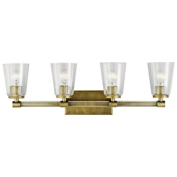 45869NBR Kichler Lighting Audrea - 4 Light Bath Vanity In Transitional Style-9.5 Inches Tall and 30.25 Inches Wide