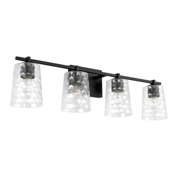 4 Light Bath Vanity-Matte Black Finish Capital Lighting 143541Mb-517