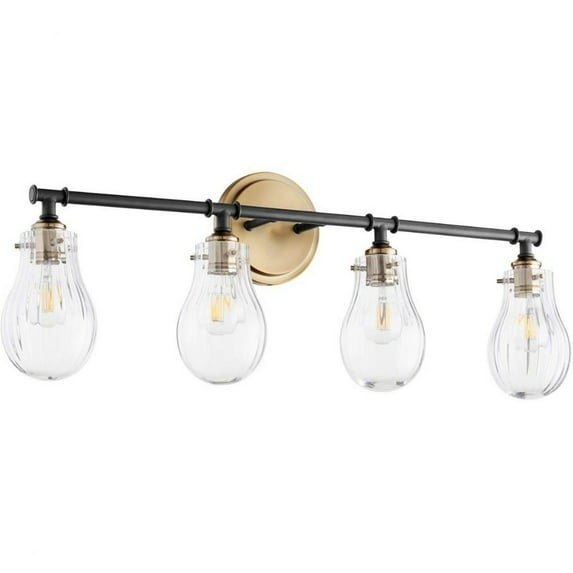 4 Light Bathroom Light Fiture in Style 32.5 inches Wide By 12 inches High Bailey Street Home 183-Bel-4386081