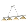 thumbnail image 1 of 4 Light Billiard In Traditional And Classical Style-14 Inches Tall And 14 Inches Wide Z-Lite 2306-4Bn-Rb15, 1 of 7