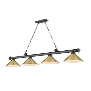 4 Light Billiard In Traditional And Classical Style-14 Inches Tall And 14 Inches Wide Z-Lite 2306-4Bp-Rb15
