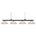 thumbnail image 1 of Z-Lite 200-4-SW16 Riviera 4 Light 82" Wide Billiard Multi Light Pendant with Whi, 1 of 2