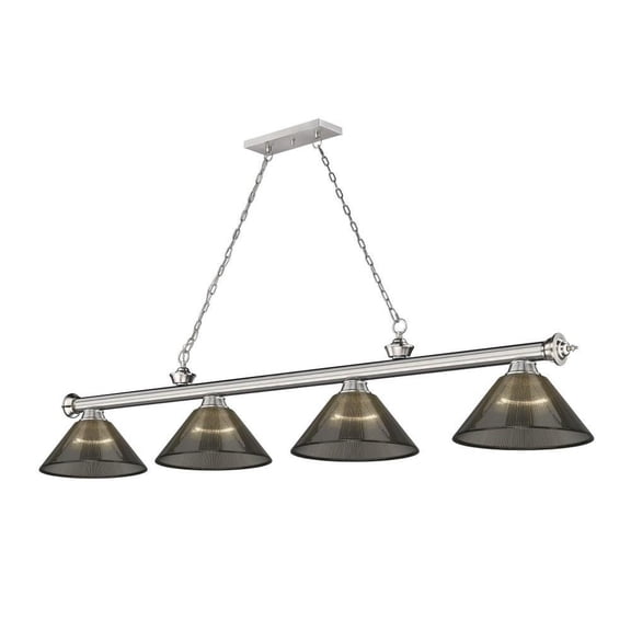 4 Light Billiard in Traditional and Classical Style-18.75 inches Tall and 14 inches Wide Bailey Street Home 372-Bel-4596726