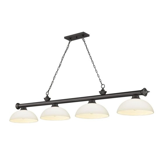 4 Light Billiard in Traditional and Classical Style-18.75 inches Tall and 14 inches Wide Bailey Street Home 372-Bel-4596766