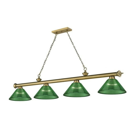 4 Light Billiard in Traditional and Classical Style-18.75 inches Tall and 14 inches Wide Bailey Street Home 372-Bel-4596805