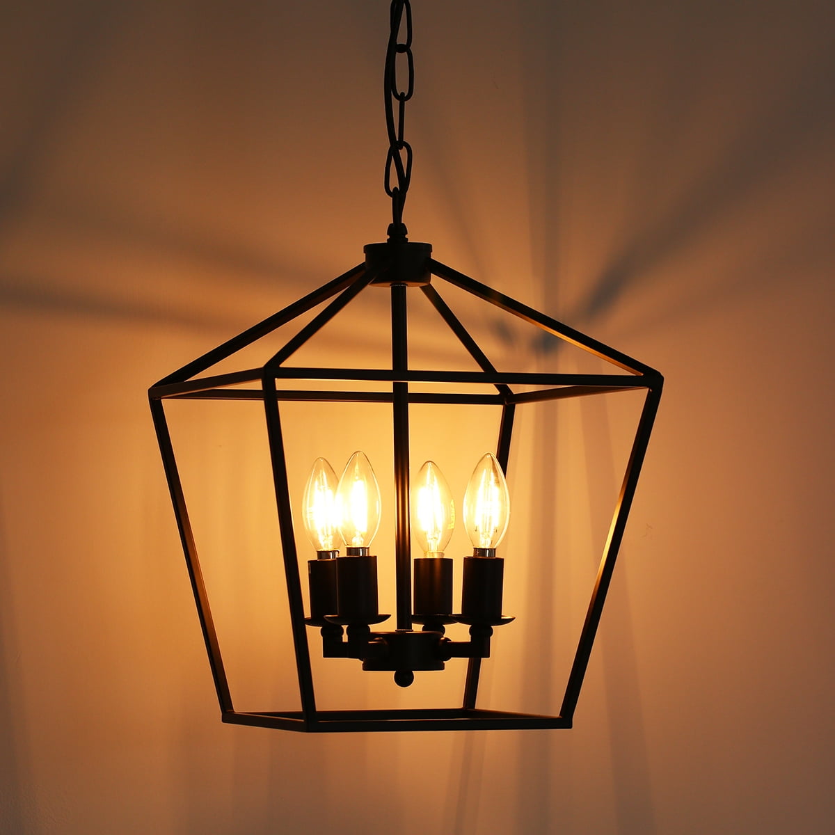 Black farmhouse 2024 foyer lighting