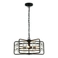 thumbnail image 1 of 4-Light Black Modern Crystal Chandeliers Ceiling Lights Pendant Light LED94, 1 of 9