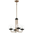 thumbnail image 1 of -4 Light Chandelier-19 Inches Wide By 16.25 Inches Tall     -Traditional Installation George Kovacs Lighting P1504-416, 1 of 2