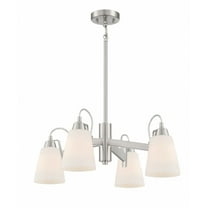 4 Light Chandelier-Brushed Nickel Finish    -Traditional Installation Minka Lavery 3994-84