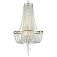 thumbnail image 1 of 4 Light Chandelier-Hand Cut Crystal Type-Antique Silver Finish Bailey Street Home 49-Bel-3362055, 1 of 1