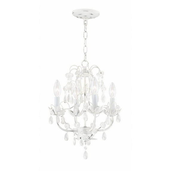 4 Light Chandelier in French Country Style 14 inches Wide By 17.5 inches High Bailey Street Home 218-Bel-732704