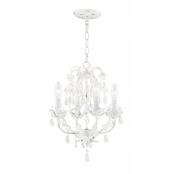 4 Light Chandelier in French Country Style 14 inches Wide By 17.5 inches High Bailey Street Home 218-Bel-732704