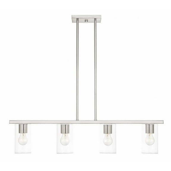 4 Light Chandelier in Modern Style 4.5 inches Wide By 14.75 inches High Bailey Street Home 218-Bel-4188864