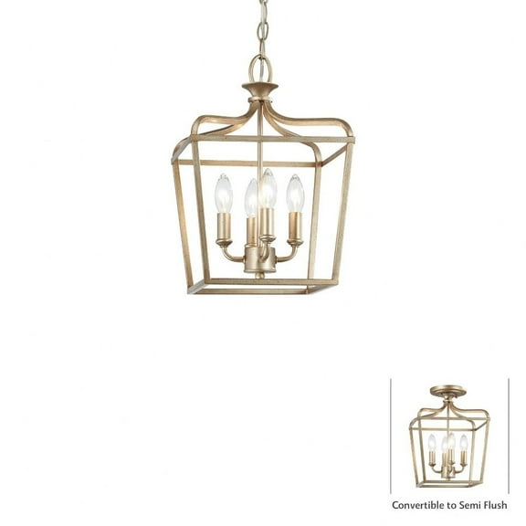 Minka Lavery - Laurel Estate - 4 Light Convertible Pendant in Traditional Style