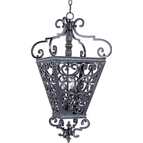 2937KB-Maxim Lighting-Southern-4 Light Entry Foyer Pendant in Mediterranean style-22 Inches wide by 32.5 inches high