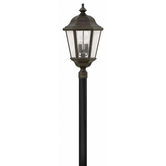 4 Light Extra Large Outdoor Low Voltage Post or Pier Mount Lantern in Traditional Style 15 inches Wide By 27.75 inches High-Oil Rubbed Bronze