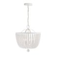 thumbnail image 1 of Crystorama Rylee 4 Light Matte White Chandelier - 16.5'' W x 18'' H, 1 of 5