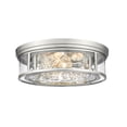 thumbnail image 1 of 493F4-BN-Z-Lite-Clarion - 4 Light Flush Mount In Transitional Style-6.25 Inches Tall and 20.75 Inches Wide-Brushed Nickel Finish, 1 of 7