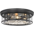 thumbnail image 1 of 493F4-MB-Z-Lite-Clarion - 4 Light Flush Mount In Transitional Style-6.25 Inches Tall and 20.75 Inches Wide-Matte Black Finish, 1 of 2
