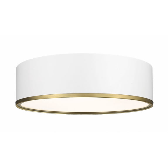 2303F4-MW-RB-Z-Lite-Arlo - 4 Light Flush Mount