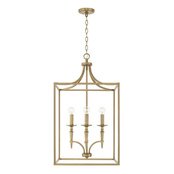 4 Light Foyer-Aged Brass Finish Capital Lighting 542641Ad