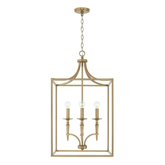 4 Light Foyer-Aged Brass Finish Capital Lighting 542641Ad