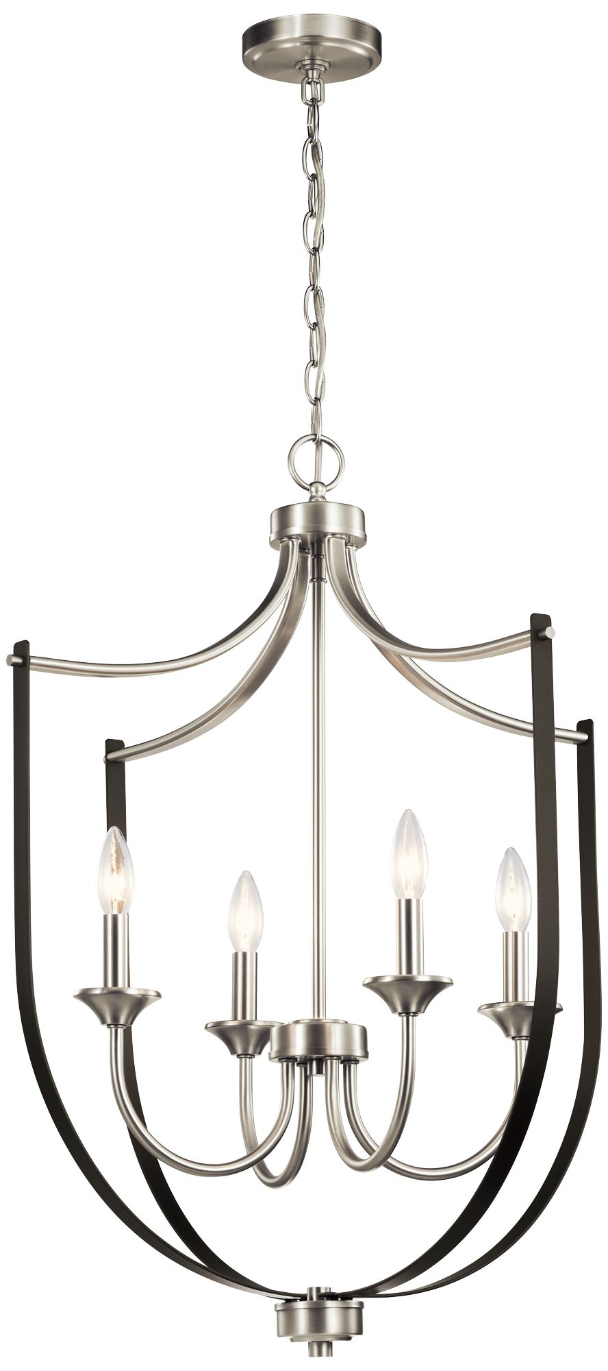4 Light Foyer Chandelier 30 Inches Tall By 24 Inches Wide Traditional