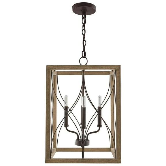 4 Light Foyer In Industrial Style 15 High By 22 Wide Capital Lighting 529141Ng