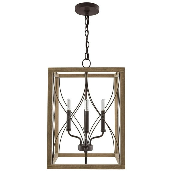 4 Light Foyer In Industrial Style 15 High By 22 Wide Capital Lighting 529141Ng