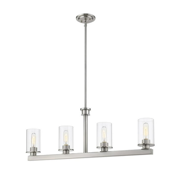 Z-Lite 4 Light Linear Chandelier