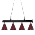 thumbnail image 1 of 4 Light Island/Billiard Light Matte Black & Brushed Nickel, 1 of 7