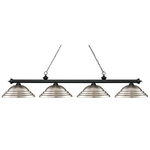 4 Light Island/Billiard Light 200-4MB-SBN
