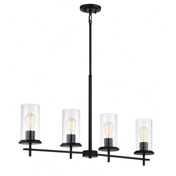 4 Light Island-Coal Finish -Traditional Installation Minka Lavery 4097-66A