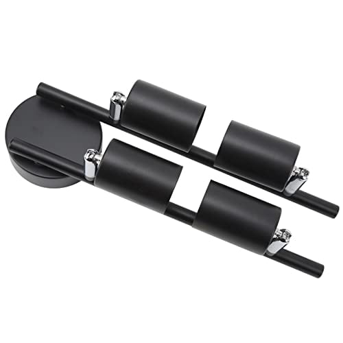 4 Light LED Track Lighting Kit 60W Flexibly Rotatable Light Heads Black Ceiling Spot Lighting 85 to 265V for Kitchen Bathroom