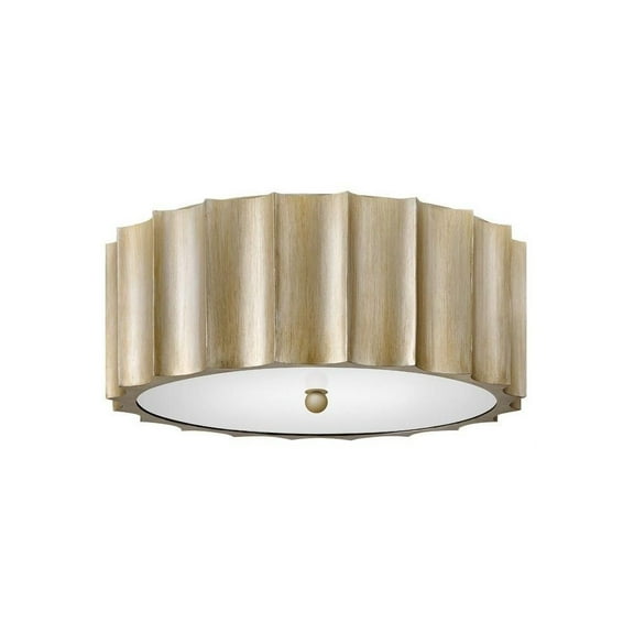 4 Light Large Flush Mount in Modern and Glam Style-9 inches Tall and 24 inches Wide-Champagne Gold Finish Bailey Street Home 81-Bel-4614445