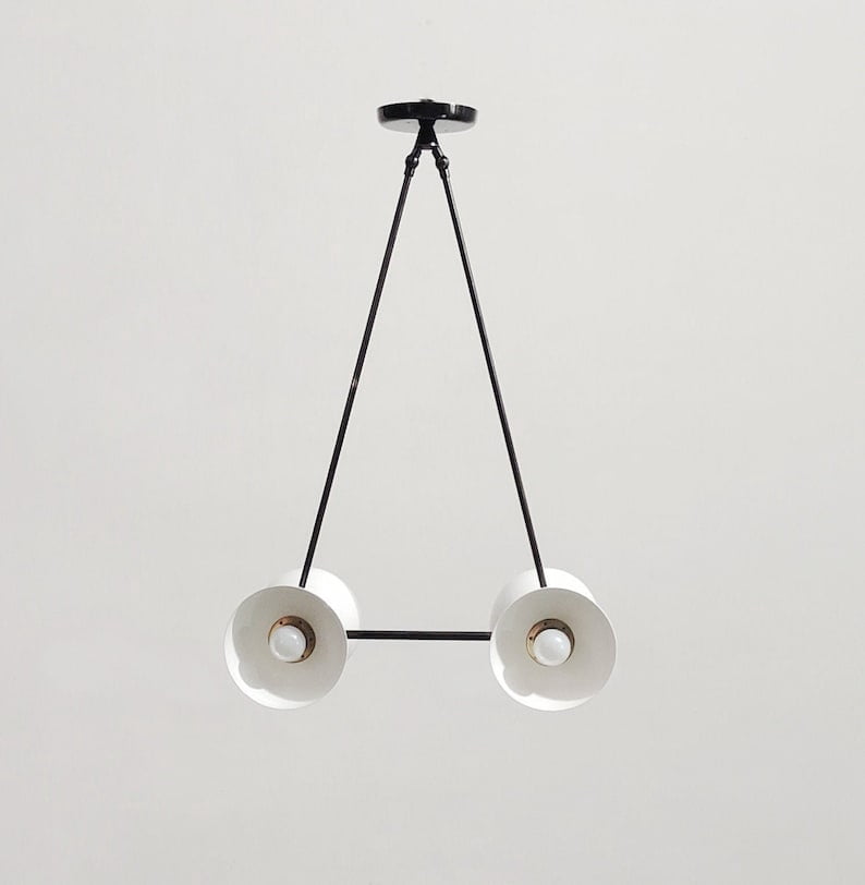 4 Light Modern Raw Brass chandelier light Fixture