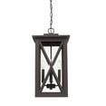 thumbnail image 1 of 4 Light Outdoor Hanging Lantern In Transitional Style 11 High By 21.25 Wide Rain Or Shine Made For Coastal Environments-Oiled Bronze Finish Capital, 1 of 5