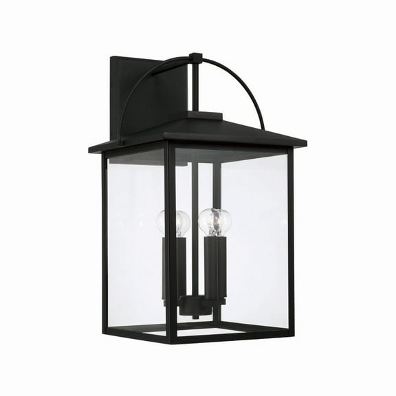 4 Light Outdoor Wall Lantern In Farmhouse Style-22.75 Inches Tall And 13.25 Inches Wide Capital Lighting 948041Bk