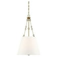 thumbnail image 1 of 4 Light Pendant-Traditional Style with Transitional and Bohemian Inspirations-32.25 inches Tall By 18 inches Wide-Warm Brass Finish Bailey Street Home, 1 of 1