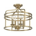 thumbnail image 1 of 4 Light Semi-Flush Mount 14.5 Inches Tall By 16 Inches Wide Minka Lavery 1094-740, 1 of 1