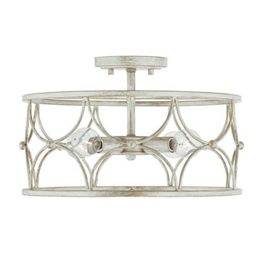 4 Light Semi Flush Mount Capital Lighting 243341Ww