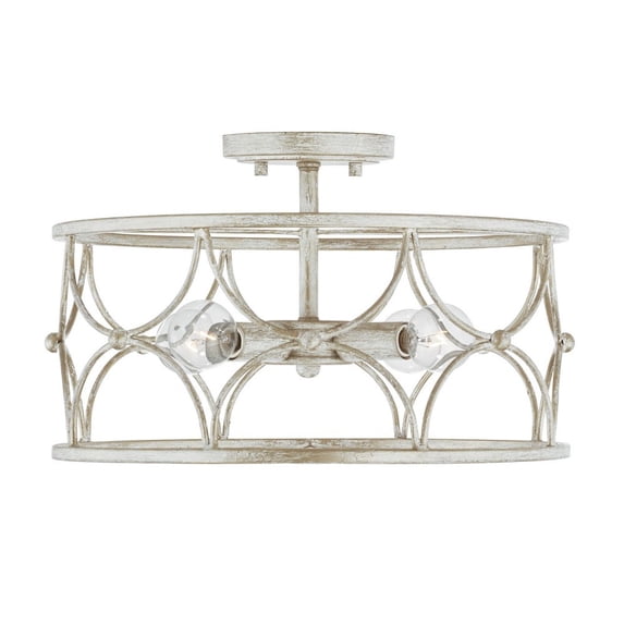 4 Light Semi Flush Mount Capital Lighting 243341Ww
