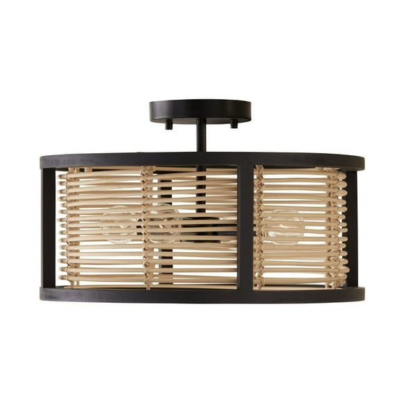 4 Light Semi-Flush Mount In Transitional Style-10.5 Inches Tall And 16 Inches Wide Capital Lighting 244041Fk