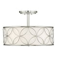 thumbnail image 1 of Reid 4-Light Ceiling Light in Polished Nickel, 1 of 5