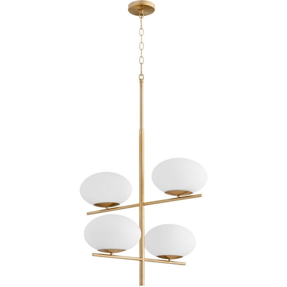 Cyan Design - Pod - 4 Light Small Chandelier-26 Inches Tall And 24 Inches Wide -Traditional Installation
