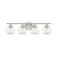 thumbnail image 1 of 4 Light Vanity Light-Mid-Century Modern Style with Modern and Contemporary Inspirations-8.5 inches Tall By 30 inches Wide-Satin Nickel Finish Bailey, 1 of 4