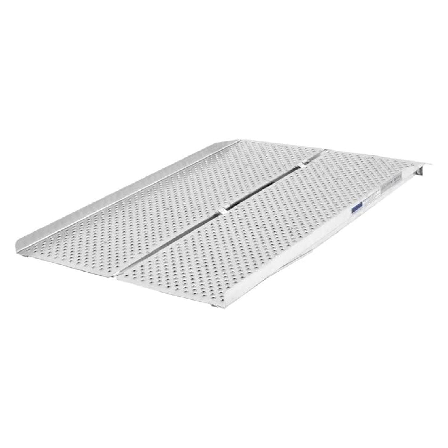 Internal Lightweight Ramp 4' Lightweight Aluminum Single Fold Wheelchair Ramp for Threshold ...