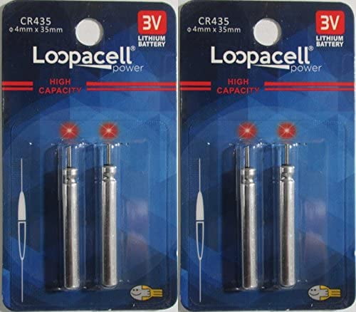 cr435 fishing lure battery LOOPACELL 6 BR435 435 Lithium Pin Type Cell 3V for Lures, Floats, Fishing Bobbers, Pen Lights, Arrow Nocks, Pole Lights, LED Flashers Batteries : Sports & Outdoors Guaranteed to meet the specifications of your device 4 Loopacell CR435 BR435 435
