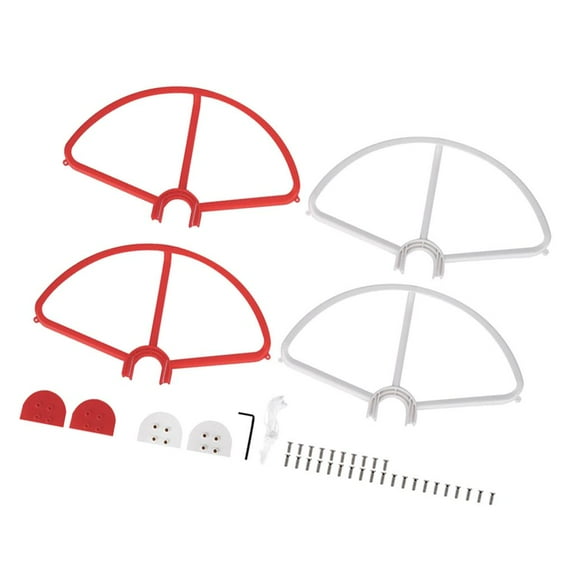 4 Lot Propeller Guard 3 Anticollision - White, 29x19.5x4cm White