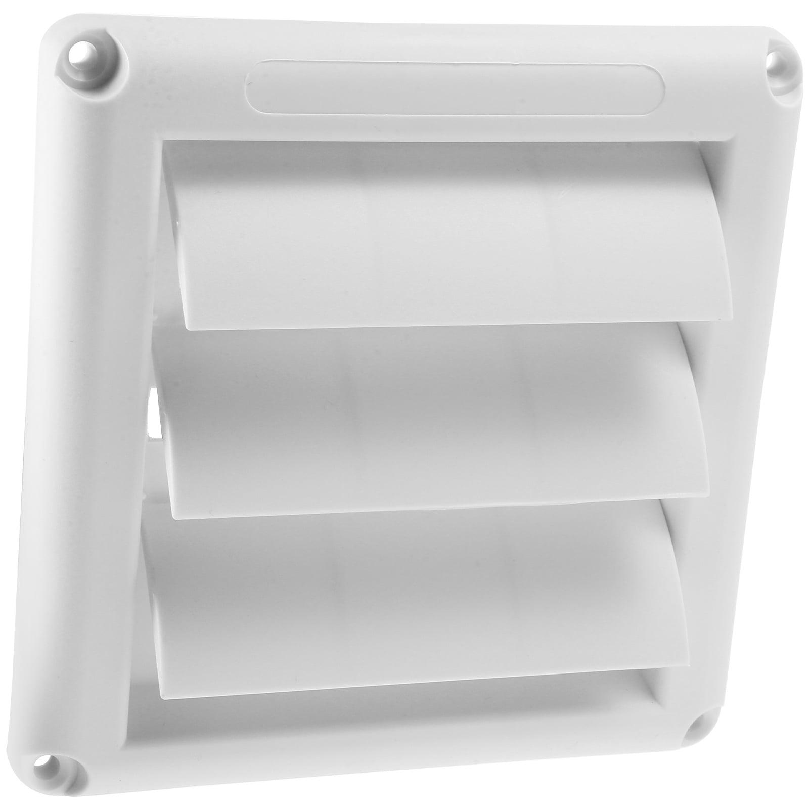 4" Louvered Dryer Vent Cover Fashion Design Sleek Roof Outdoor Rodent